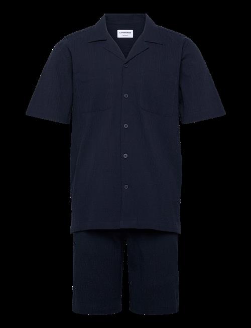 Lindbergh | Seersucker Shirt S/S+Shorts | XXL
