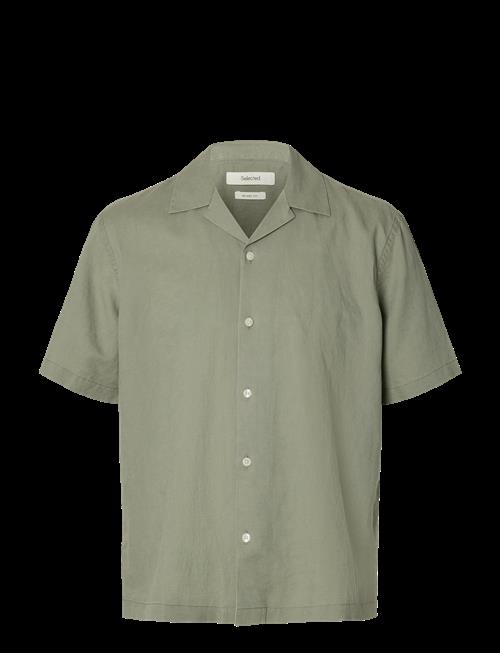 Selected | Slmrlxclay Linenblend Ss Shirt Res Noos | L