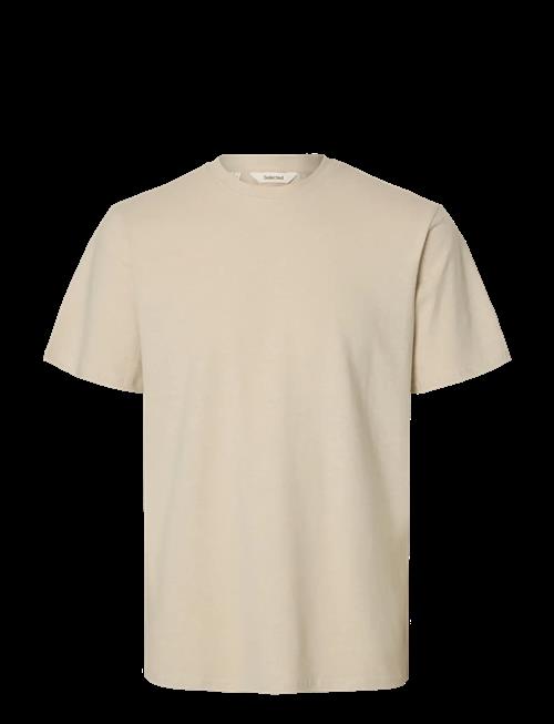 Selected | Slhadam Linen Blend Ss Tee Noos | M