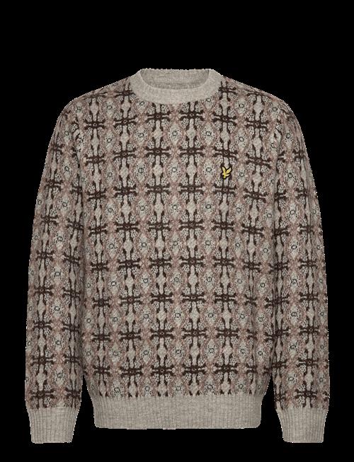 Lyle & Scott | Brushed Intarsia Crew Neck Jumper | M