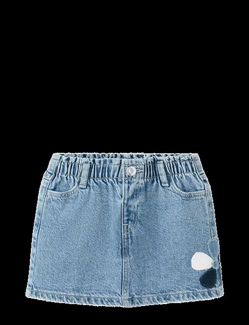 Mango | Denim Skirt With Flower Detail | 116