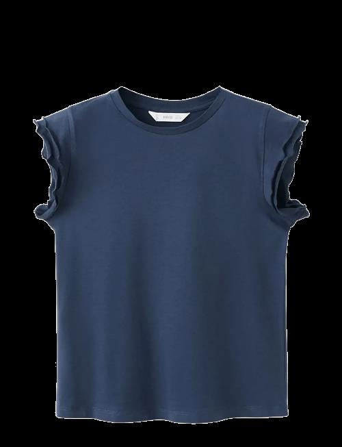 Mango | Short-Sleeved Ruffle T-Shirt | 116