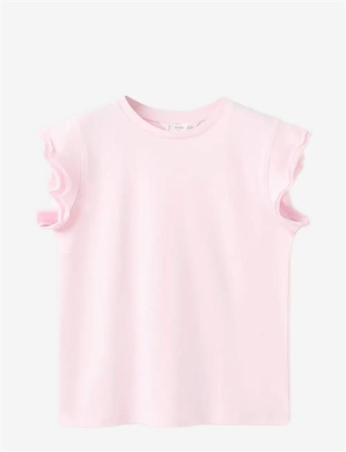 Mango | Short-Sleeved Ruffle T-Shirt | 140