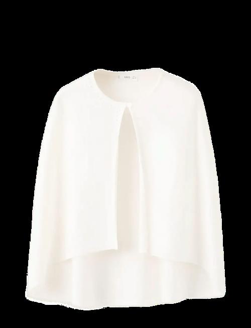 Mango | Knitted Cape With Lace Details | 128