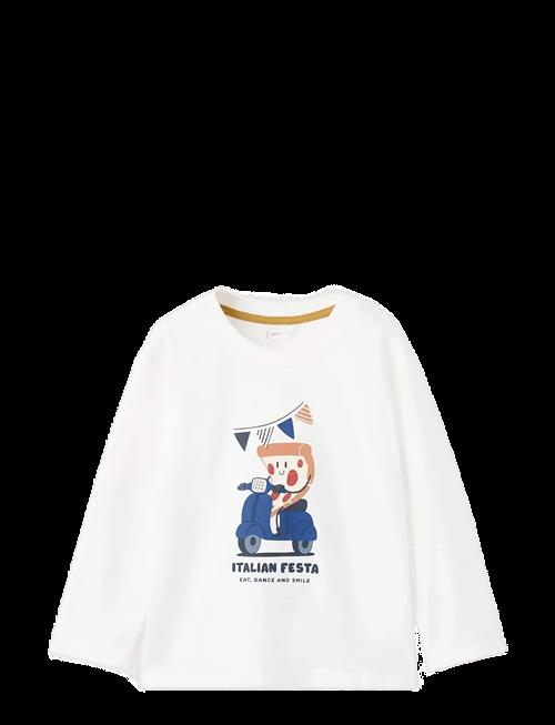Mango | Printed Cotton-Blend T-Shirt | 98