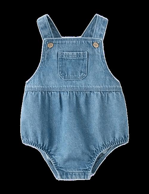 Mango | Denim Cotton Romper | 6-9M