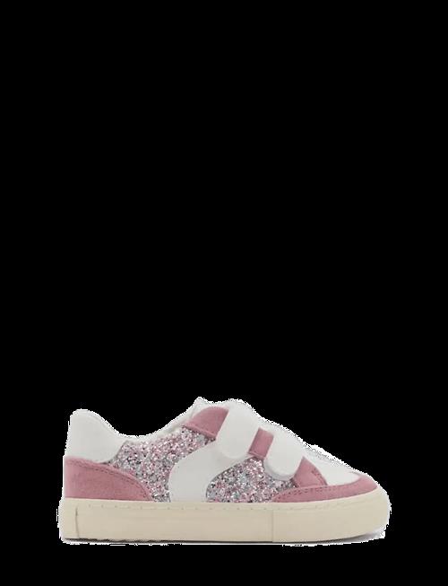 Mango | Glitter Trainers With Leather Details | 23