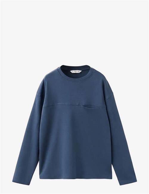 Mango | T-Shirt With Pocket And Seam Detail | 128