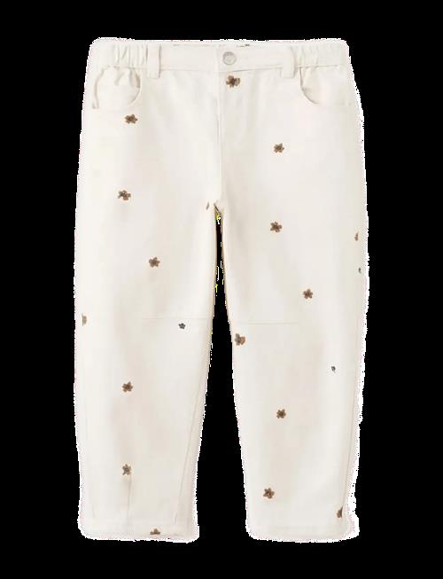 Mango | Embroidered Floral Balloon Jeans | 104