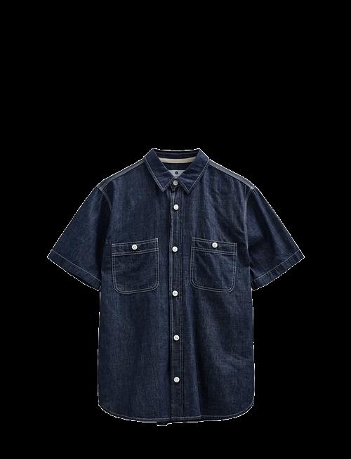 Anerkjendt | Aktheshirt Chambray Ss Shirt | M