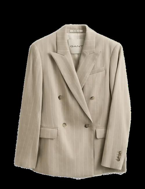 Gant | Db Pinstripe Linen Blend Blazer | 44