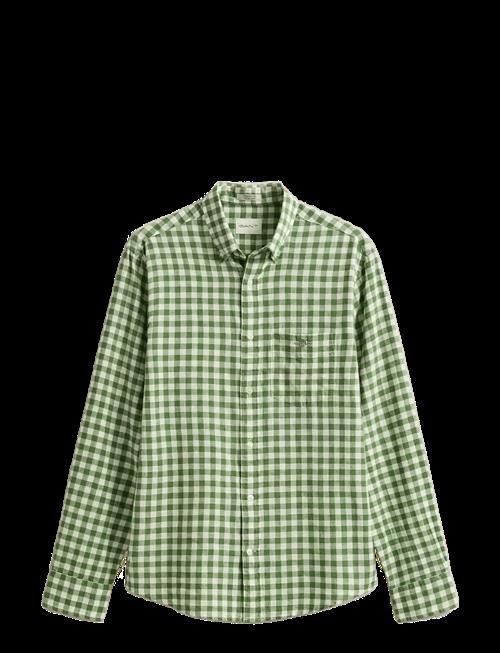 Gant | Reg Cotton Linen Gingham Shirt | S