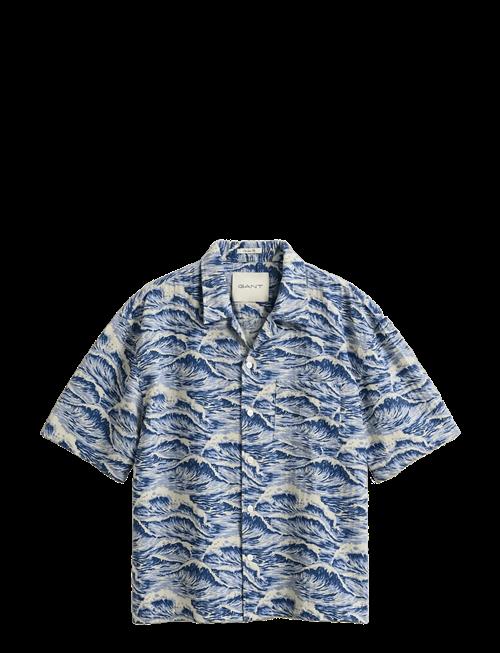 Gant | Rel Aop Camp Collar Ss Shirt | XXXL