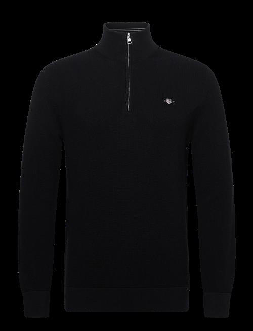 Gant | Waffle Knit Half-Zip Sweater | S