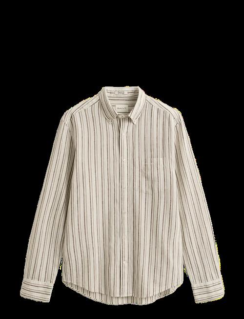 Gant | Reg Cotton Linen Stripe Shirt | S