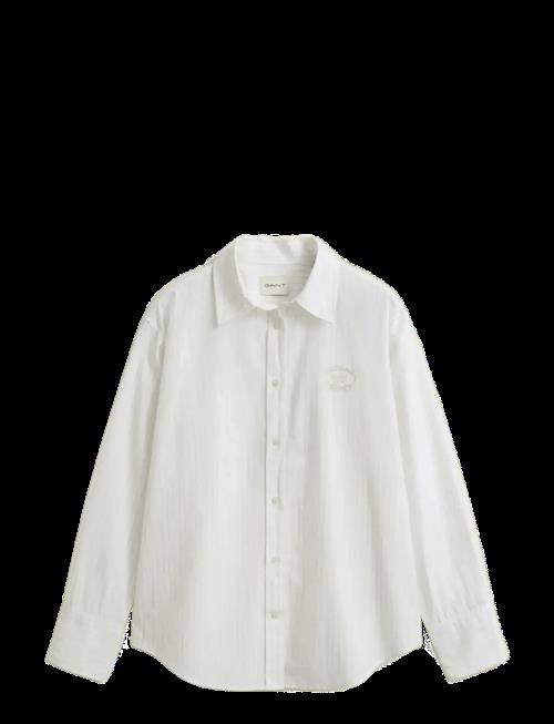 Gant | Rel Stripe Ctn Embr Chest Shirt | 42