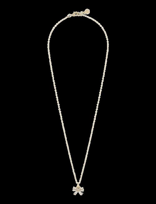 SNÖ of Sweden | Eira Bow Pendant Neck 45 G/Clear - 45 Cm | 45 CM