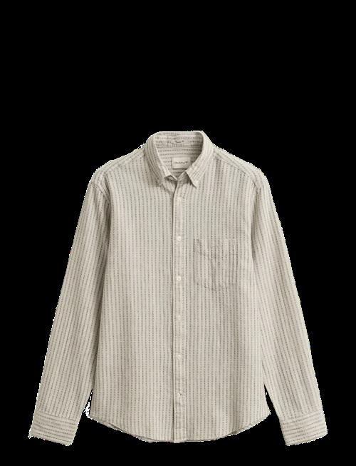 Gant | Reg Cotton Linen Stripe Shirt | M