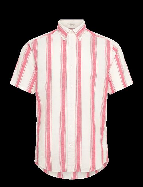 Gant | Reg Cotton Linen Stripe Ss Shirt | M