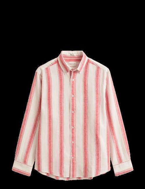 Gant | Reg Cotton Linen Stripe Shirt | XXL