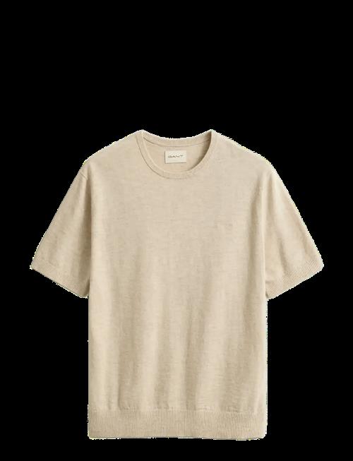 Gant | Slub Cotton Linen Ss C-Neck | XXXL