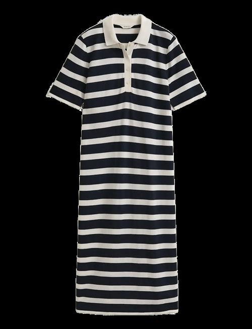 Gant | Reg Striped Ss Polo Dress | M