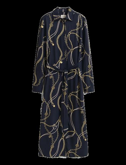Gant | Printed Fluid Ls Shirt Dress | 42