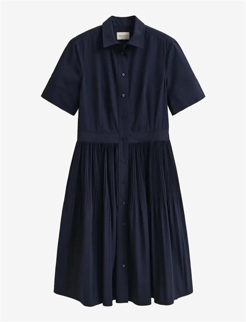 Gant | Ctn Pleated Ss Shirt Dress | 34