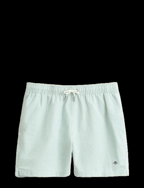 Gant | Striped Seersucker Swim Shorts | XXL
