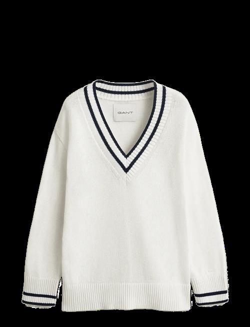 Gant | Contrast Cotton V-Neck | M