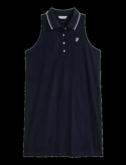 Gant | Reg Sleeveless Pique Polo Dress | XL