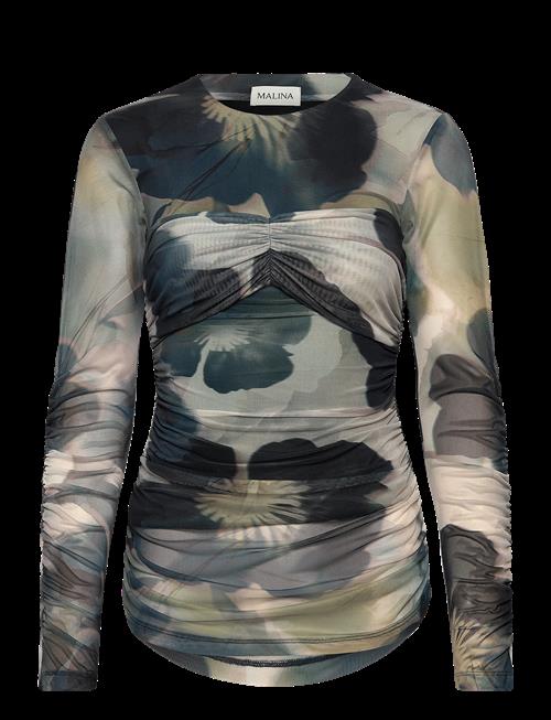 Malina | Elionora Sheer Jersey Top | S