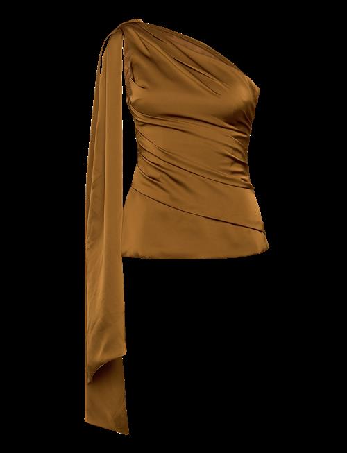 Malina | Nelly Draped One Shoulder Top | 44