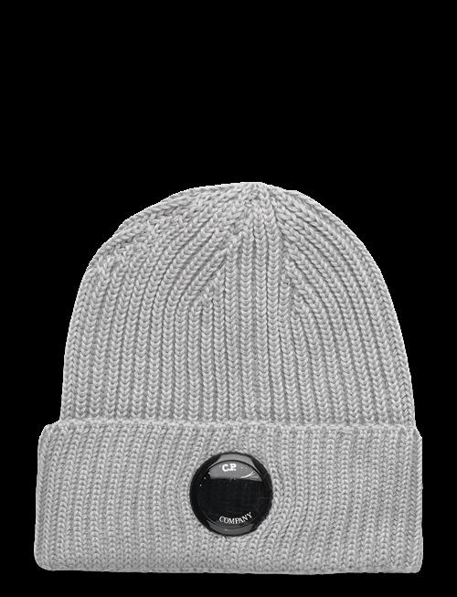 C.P. Company | Logo Ribbed Beanie (Merino) | ONE SIZE