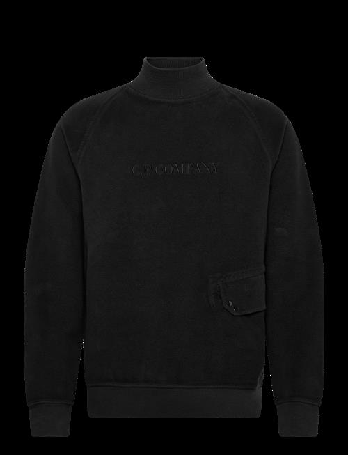 C.P. Company | Reverse Brushed & Emerized Diagonal Fleece Mixed Funnel Neck | XXL