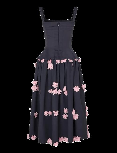 STINE GOYA | Double Sided Crepe, Corset Long Dress | XL