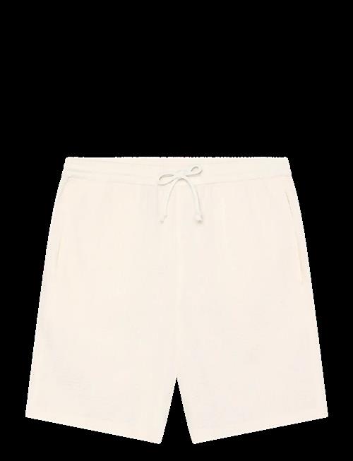 Knowledge Cotton Apparel | Fig Loose Seersucker Shorts | L