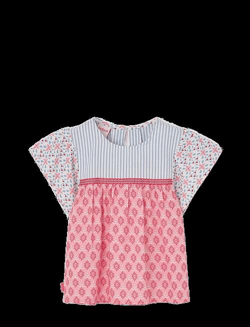 Boboli | Poplin Blouse Combined For Girl -Bci | 110