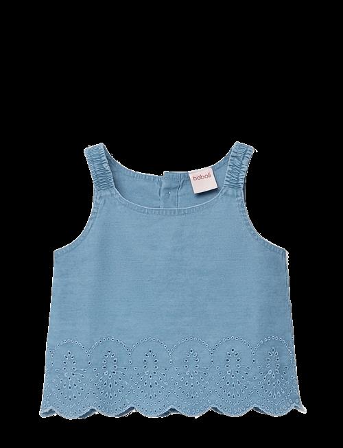 Boboli | Shirt Denim Embroidery For Girl -Bci | 80