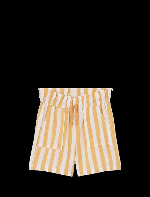 Boboli | Linen Bermuda Shorts Striped For Girl | 128