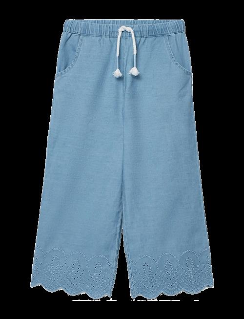 Boboli | Denim Trousers Embroidery For Girl -Bci | 104
