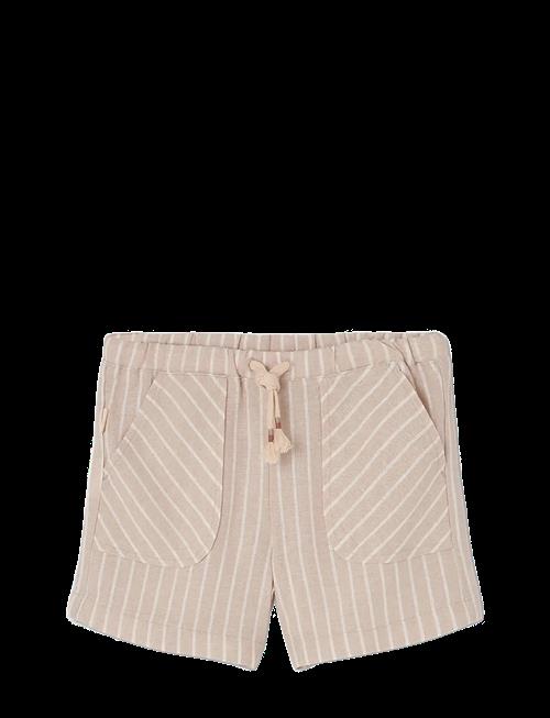 Boboli | Linen Bermuda Shorts Striped For Girl | 110