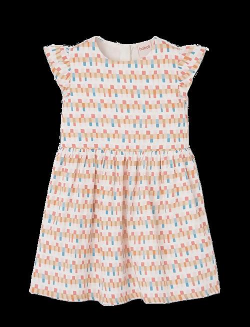 Boboli | Satin Dress "Friezes" For Girl -Bci | 86