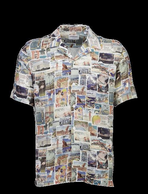 Lindbergh | Aop Vintage Viscose Shirt S/S | S