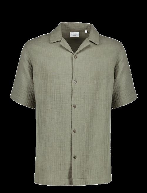 Lindbergh | Cotton Muslin Resort Shirt S/S | XL