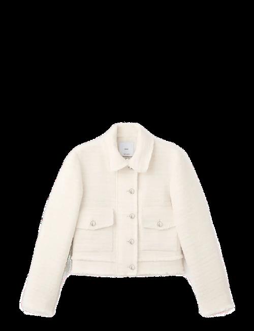 Mango | Tweed Jacket With Notched Lapel Collar | S