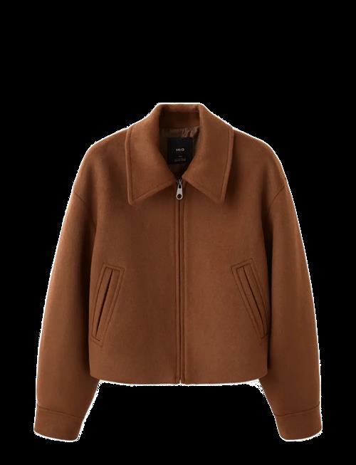 Mango | Wool Jacket With Shirt Collar | S