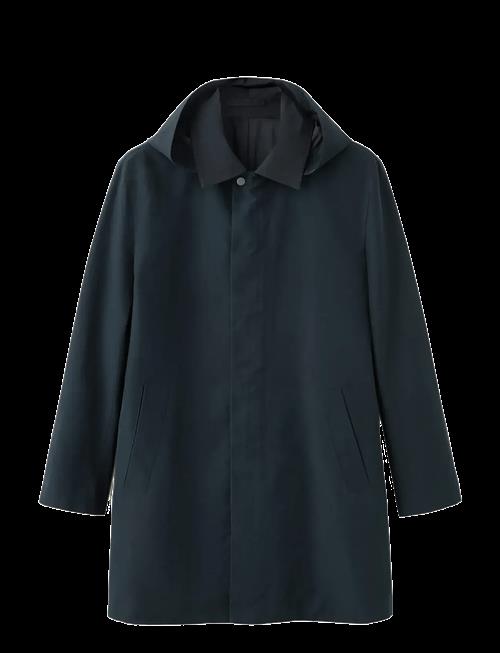 Mango | Water-Repellent Parka With Removable Hood | XXL