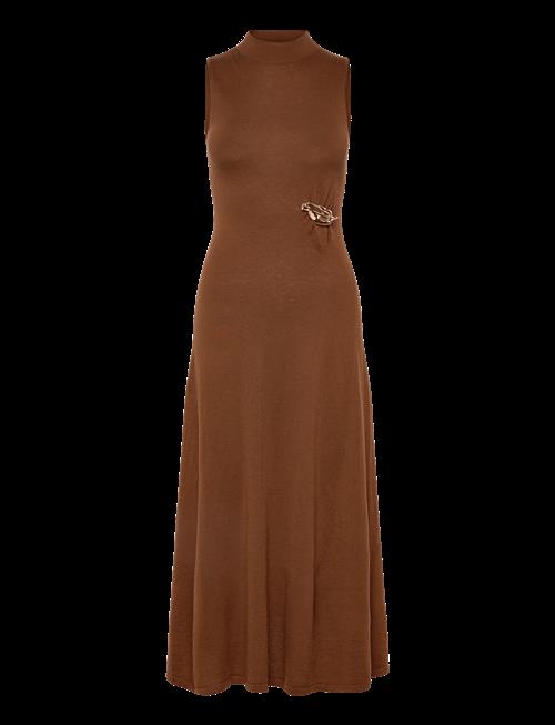 Mango | Turtleneck Knitted Dress With Brooch | M