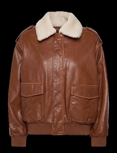 Mango | Oversized Jacket With Borg Collar | L